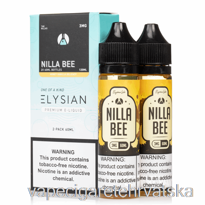 Vape Cigareta Nilla Bee - Elysian Labs - 120ml 3mg